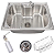 Pia Granito Preto com Cuba gourmet 1,82x57 - Imagem 4