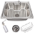 Pia Granito Onix com Cuba Gourmet 1,80X0,56 - Imagem 2