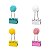 Binder Clip Com PomPom Brw - Imagem 2