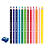 Lápis De Cor Mega Soft Color Jumbo 12 Cores Tris - Imagem 2