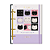 Fichário Caderno Argolado Colegial Cute Cat Cadersil - Imagem 1