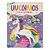 Livro de Atividades Com Adesivos Unicórnios Todo Livro - Imagem 1