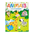 Livro de Atividades Com Adesivos Animais Todo Livro - Imagem 1