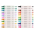 Kit Marcador Criativo Flow Estojo 24 Cores Cis - Imagem 2