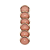 Disco 31mm E Elastico Para Caderno Inteligente Shimmering Rose - Imagem 2