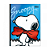Caderno Colegial Costurado Snoopy Tilibra - Imagem 1