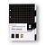 Refil Caderno Criativo Argolado Divisórias Preto e Branco 17x24 Cicero - Imagem 1
