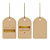 Tag Decorativa Com Carinho 12un Cromus - Imagem 1