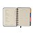 Agenda Planner Wire-o 2026 Classica Semanal Notas c/ Divisórias A5 Caramelo Cicero - Imagem 6