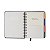 Agenda Planner Wire-o 2026 Classica Semanal Notas c/ Divisórias A5 Caramelo Cicero - Imagem 3