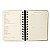 Agenda Planner Wire-o 2026 Doce Florada Diária 11,5x16 Preto Cicero - Imagem 4