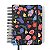 Agenda Planner Wire-o 2026 Doce Florada Diária 11,5x16 Preto Cicero - Imagem 1