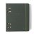 Agenda Planner Argolado 2026 Classica Semanal A6 Verde Oliva Cicero - Imagem 1