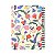 Caderno Colegial 1 Matéria 80fls Doce Florada Off White Cicero - Imagem 7
