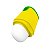 Apontador Duplo Com Borracha Player Brasil Tris - Imagem 4