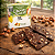 Lascas de Chocolate 55% Cacau com adição de Avelã - 100g - Imagem 1