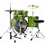 BATERIA TAMA STAGESTAR 22" Lime Green Sparkle Com Ferragens - Imagem 1