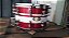 Caixa De Bateria Pearl Masterwoks 14x 8,5 Red Sparkle - Imagem 8