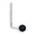 Haste Em L 12,7mm Com Esfera Tom Holder Gibraltar SC-LBL - Imagem 1