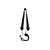 Correia Para Sax Tenor/Barítono Gray Scales D Addario SLA06 - Imagem 1