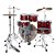 Bateria Completa (5 tambores) Bumbo 22 (Vermelha BRM) Tama Imperialstar IP52H6W-BRM - Imagem 2