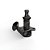 Tarraxa Blindada Preta 6L D Addario Auto-Trim PWAT-6R2 - Imagem 1