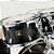 Bateria Shell Pack (5 Tambores) Bumbo 20 (Preta Transarent Black Burst) Tama Superstar Classic CL50RS-TPB - Imagem 6