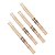 Kit de Baquetas Vic Firth American Classic Hickory 5B Leve 4 e Pague 3 Value Pack 1 Grátis - Imagem 1