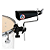 Suporte Clamp para Splash e Microfone LP Percussion - Imagem 1