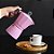 Cafeteira Italiana 3 Xicaras Rosa Alumínio 150ml - Imagem 4