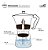 Cafeteira Italiana 6 Xicaras Vaquinha 300ml Aluminio Moka Casita - Imagem 5