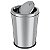 Lixeira Aço Inox Com Tampa Basculante 3 Litros Euro - Imagem 3