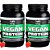 Kit 2 Vegan Protein W-Pro sabor Morango Unilife 900g Vegano - Imagem 1