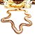 Colar Snake Dourado - Imagem 1
