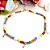 Tornozeleira Beads Colors Búzios - Imagem 1