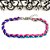 Pulseira Rainbow Braid Prateada - Imagem 1