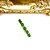 Pingente Ring Emerald Dourado - Imagem 2