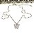 Colar Butterfly Prateado - Imagem 1
