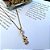 Colar Pingente Girl Dourado - Imagem 1
