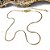 Choker Laminado Slim Dourado - Imagem 1