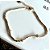 Pulseira Canutilhos Berloques Dourado - Imagem 1