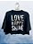 Cropped Love Happy Shine - Imagem 1