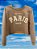 Cropped Moletom Paris Bege - Imagem 1