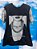T-shirt Woman Paetês Preto - Imagem 1