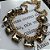 Colar Pedras Chaton Champagne - Imagem 1