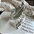 Bracelete Folha Prateado Fosco - Imagem 1