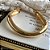 Choker Rígida Faixa Dourado - Imagem 1