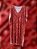 Vestido Kaftan Paisley Laranja - Imagem 1