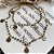 Colar Longo Pastilhas Dourado - Imagem 1