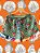 Shorts Acerolas Barrado Flores - Imagem 1